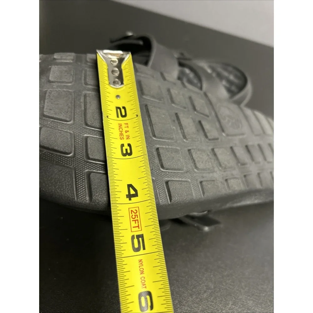 Thermarest Men's 13 Black Slide Slip On Sandals Waterproof Comfort Travel Buckle